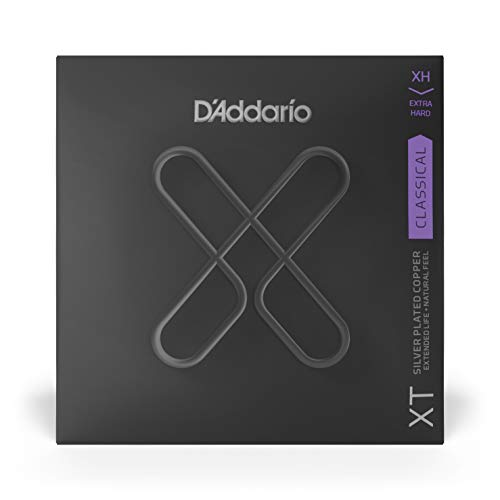 D'Addario XT Silver Plated Copper Classical Guitar Strings Medium Tension (XTC45)