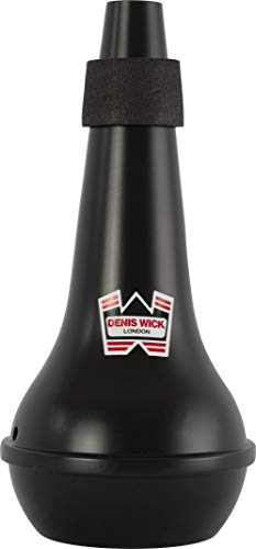 Denis Wick DW5535 Practice Mute for Alto Trombone or Small Flugelhorn,Black