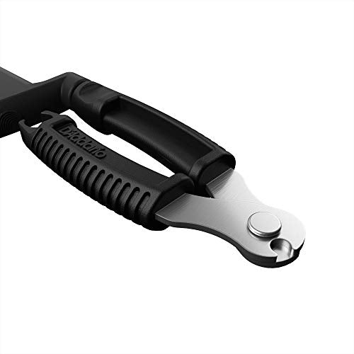D'Addario Accessories Bass Pro-Winder - Bass Guitar String Winder and Cutter, Bridge Pin Puller - Ultimate Ergonomic All in One Bass Tool - Black