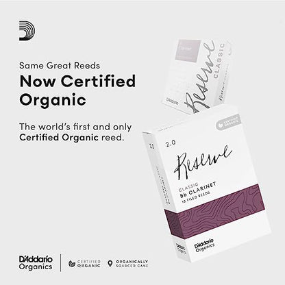 D'Addario Organic Reserve Alto Saxophone Reeds