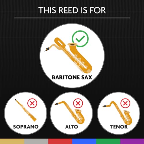 Légère Reeds Premium Synthetic Woodwind Reed, Baritone Saxophone, Classic