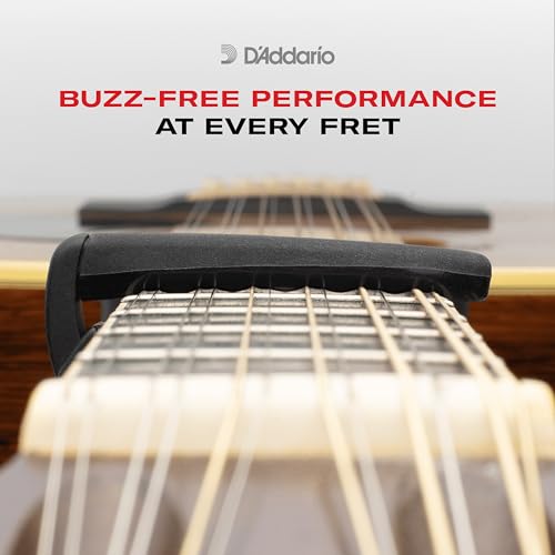 D'Addario Guitar Capo for Acoustic and Electric Guitar