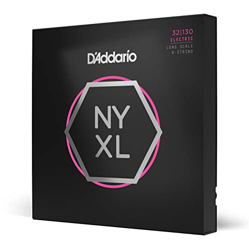 D'Addario NYXL50105 Nickel Wound Bass Guitar Strings, Medium, 50-105, Long Scale