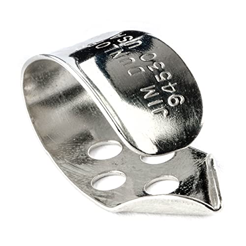 Jim Dunlop 33P013 .013-Inch Nickel Silver Finger and Thumbpicks