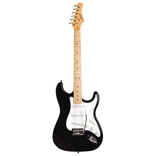 Austin Electric 6 String Acoustic Bass Guitar, Right, Black (AST100BK)