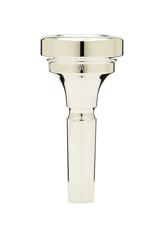 Denis Wick DW5880-3AL Silver-Plated Large Bore Trombone and Euphonium Mouthpiece