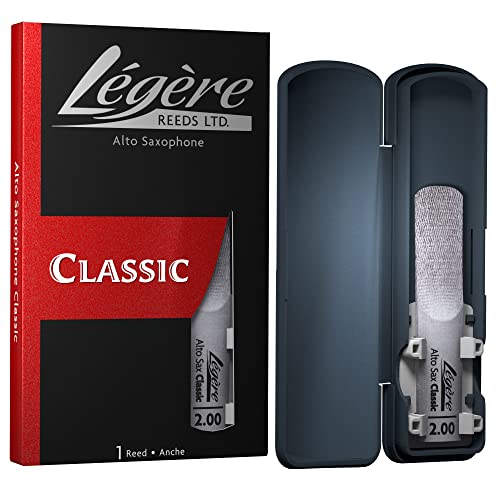 Légère Reeds Premium Synthetic Woodwind Reed, Alto Saxophone, Classic