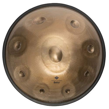 Sela SE Harmony Handpan Stainless Steel with Padded Bag and Cotton Gloves, Steel Drum, Handmade, Percussion Instrument