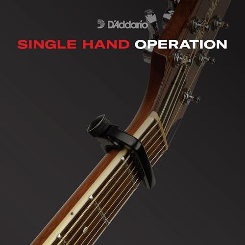 D'Addario Guitar Capo for Acoustic and Electric Guitar