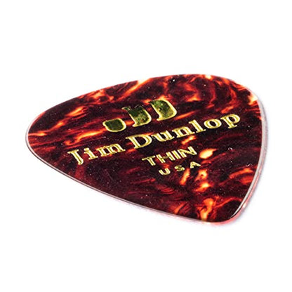 Dunlop Classic Celluloid Guitar Picks, 12-Pack