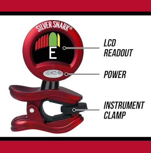 Snark 2 Clip-on All Instrument Tuner-Red/Silver (SILRED)