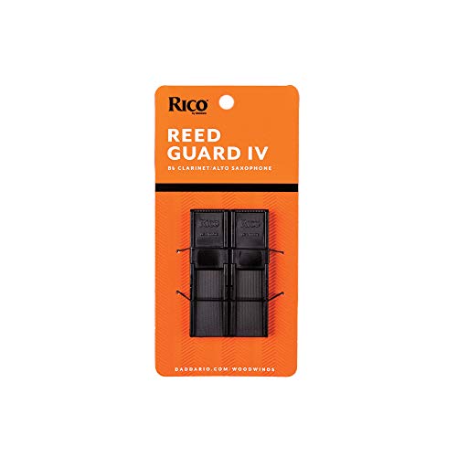 Rico Reed Gard IV, Clarinet/Alto Sax, Black - RGRD4ASCL