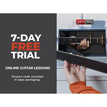 Kyser Musical Products Quick-Change Capo - For Electric Guitars, Made in USA, Quality, Strong, Lightweight, Quick & Easy Key Changes, Innovative, Perfect Fit for Electrics