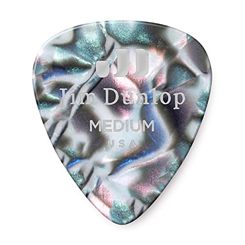 Dunlop Classic Celluloid Guitar Picks, 12-Pack