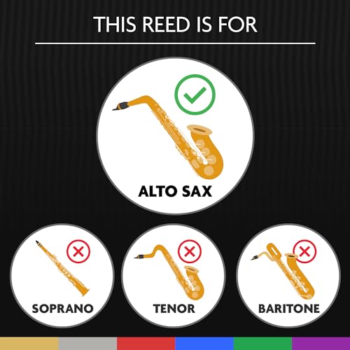 Légère Reeds Premium Synthetic Woodwind Reed, Alto Saxophone, Classic