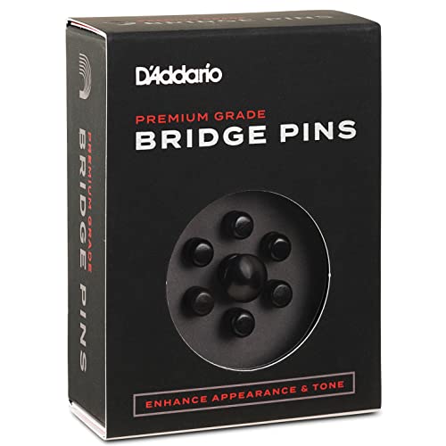 D'Addario Ebony Bridge Pins