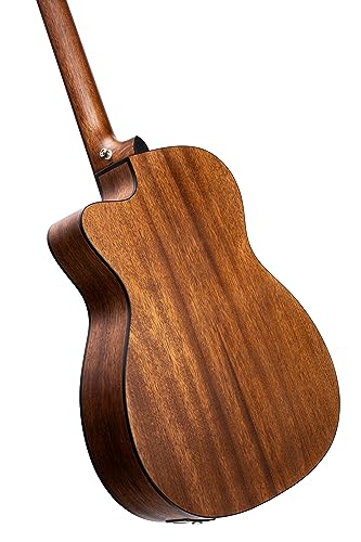 Cort 6 String Acoustic-Electric Guitar, Right, Open Pore Black Burst, Full (COREOCOPBB)