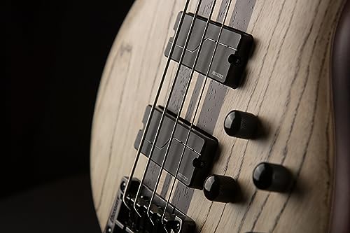 Cort, 4-String Bass Guitar, Right, Etched Natural Black (A4ULTRAENB)