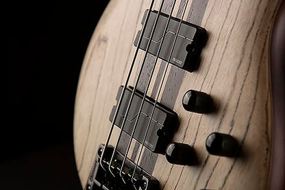 Cort, 4-String Bass Guitar, Right, Etched Natural Black (A4ULTRAENB)