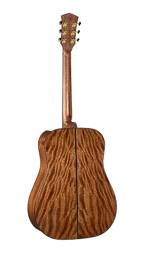 Cort 6 String Acoustic-Electric Guitar, Right, Natural, Full (GOLDD6-A-U)