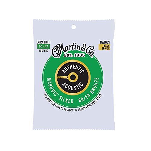 Authentic Acoustic Marquis® Silked Guitar Strings 80/20 Bronze