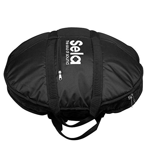 Sela SE Harmony Handpan Stainless Steel with Padded Bag and Cotton Gloves, Steel Drum, Handmade, Percussion Instrument