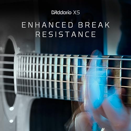 D'Addario Guitar Strings - XS Phosphor Bronze Coated Acoustic Guitar Strings - XSAPB1047-12 - Maximum Life with Smooth Feel & Exceptional Tone - For 12 String Guitars - 10-47 Light 12-String