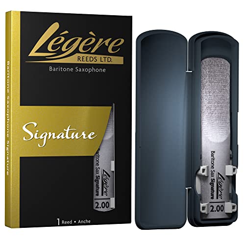 Légère Reeds Premium Synthetic Woodwind Reed, Baritone Saxophone, Signature