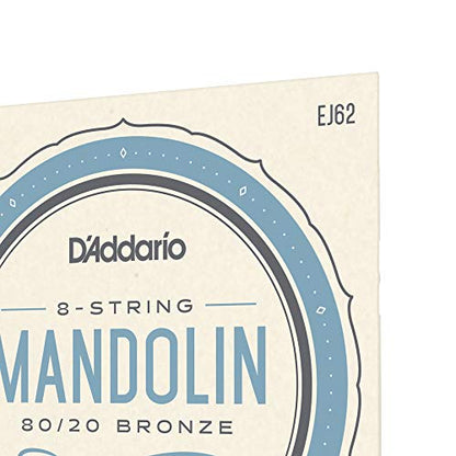 D'Addario EJ70 Phosphor Bronze Mandolin Strings, Ball End, Medium/Light, 11-38