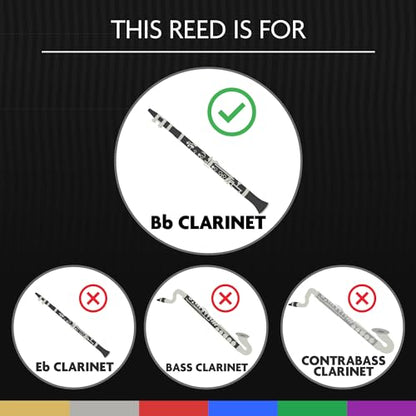 Légère Reeds Premium Synthetic Woodwind Reed, Bb Clarinet, Classic