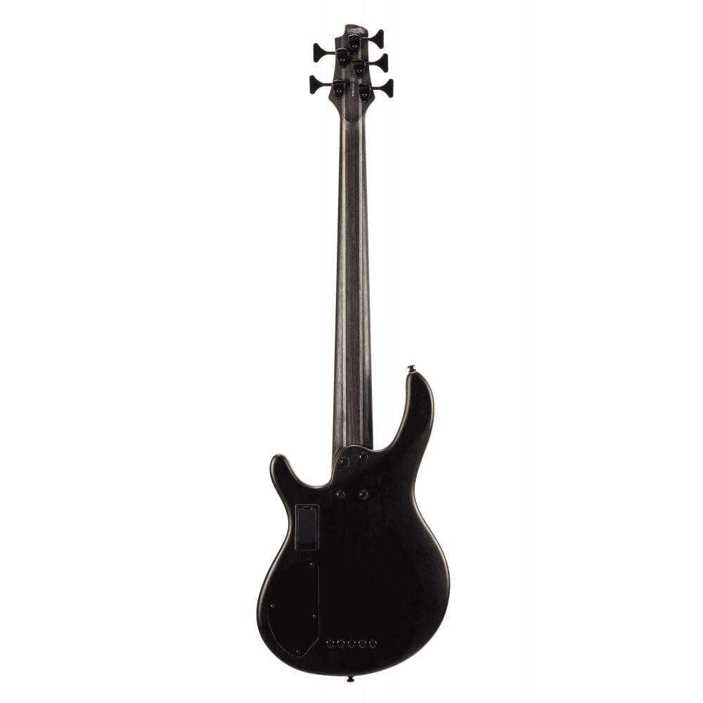 Cort 5 String Bass Guitar, Right, Open Pore Transparent Black, Full (B5ELEMENTOPTB)