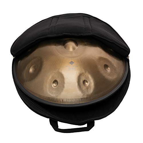 Sela SE Harmony Handpan Stainless Steel with Padded Bag and Cotton Gloves, Steel Drum, Handmade, Percussion Instrument