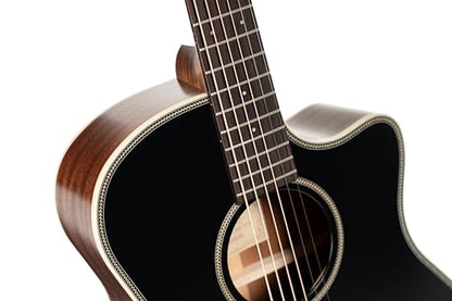 Cort Essence Series ES-GA4 Grand Auditorium Cutaway Acoustic Electric Guitar