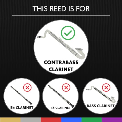 Légère Reeds Premium Synthetic Woodwind Reed, Contrabass Clarinet, Classic