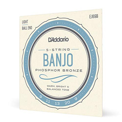 D'Addario Nickel 5-String Banjo Strings