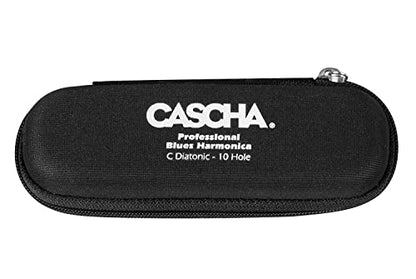CASCHA HH 1610 DE Professional Blues Harmonica Set with German Instructional Book Plus MP3-CD