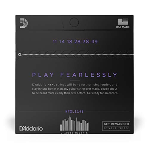 D’Addario NYXL0838 Nickel Plated Electric Guitar Strings,Extra Super Ligh