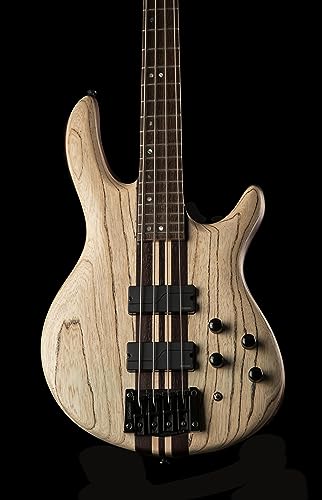 Cort, 4-String Bass Guitar, Right, Etched Natural Black (A4ULTRAENB)