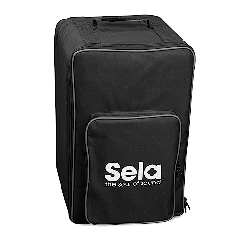 Sela SE 090 Cajon Backpack with Accessory Compartment Suitable for Cajons with Maximum Dimensions 30 x 30 x 50 cm 6 mm Protective Padding