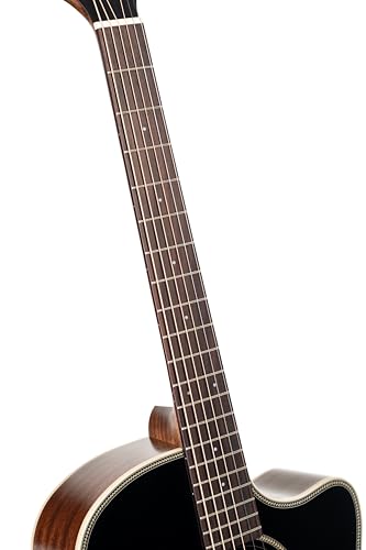 Cort Essence Series ES-GA4 Grand Auditorium Cutaway Acoustic Electric Guitar