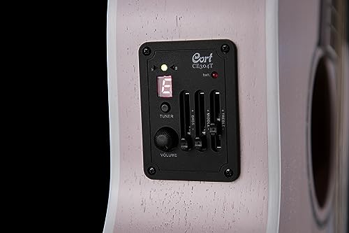 Cort 6 String Acoustic Guitar, Right, Pastel Pink, Full (JADECLASSICPPOP-U)