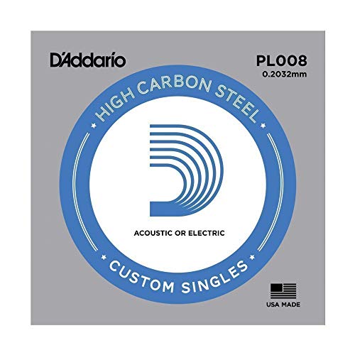 D'Addario Plain Steel Guitar Single String