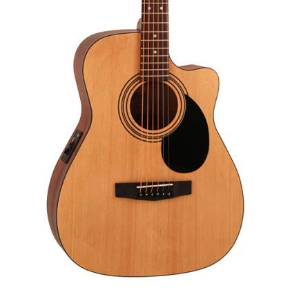 Cort Acoustic Guitar AF515CE Concert Size with Cutaway Open Pore Finish