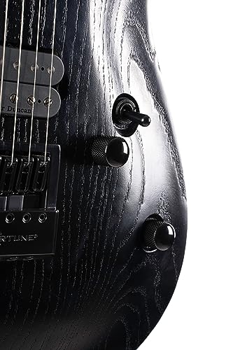 Cort KX Series 700 Evertune Electric Guitar, Open Pore Black