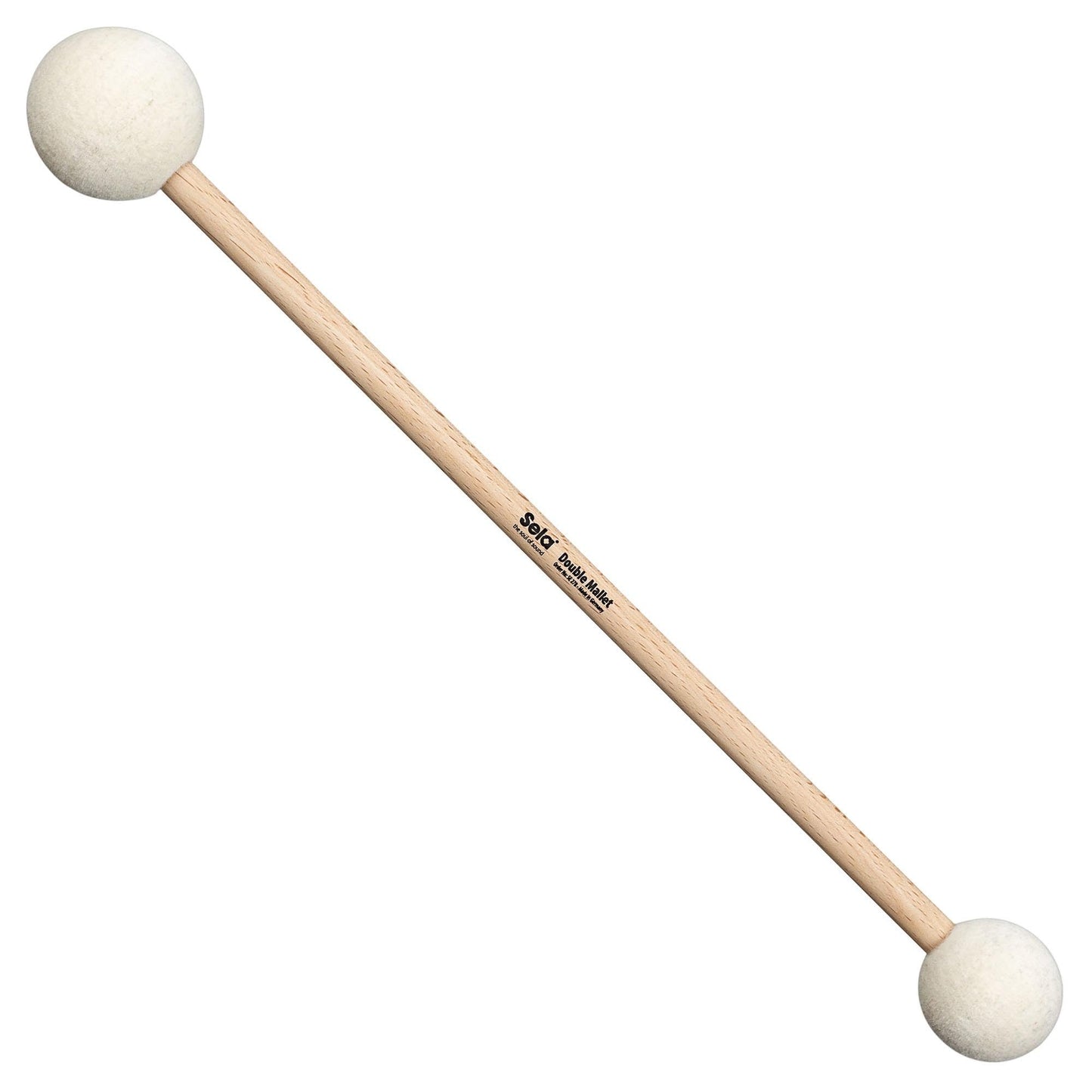 Sela Double Headed Felt Mallet, Made of Beech Wood (SE278)