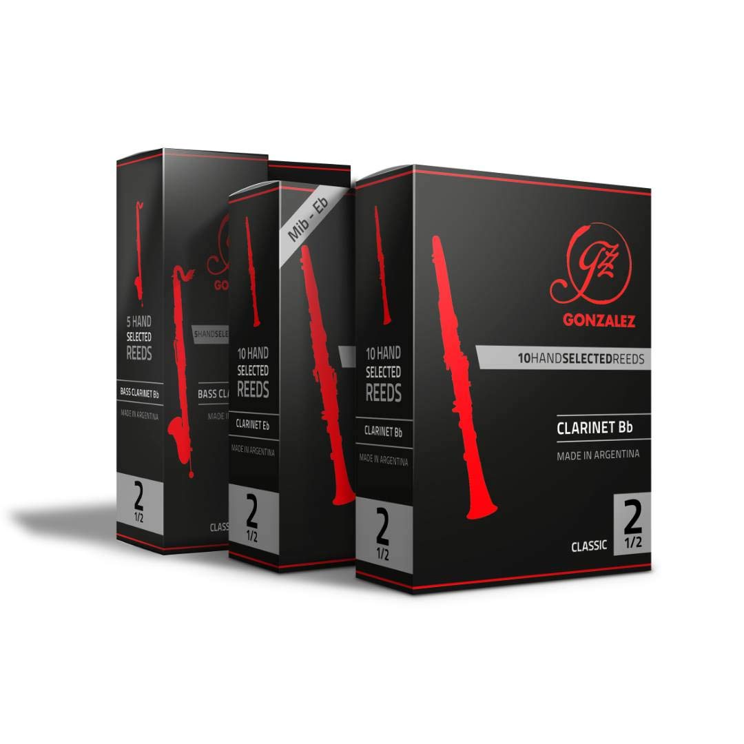 Gonzalez Classic Bb Clarinet Reeds Box of 10 Strength 3
