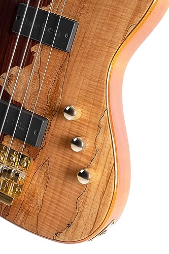 Cort, 4-String Bass Guitar, Right, Natural Glossy, Full (RITHIMICNAT)