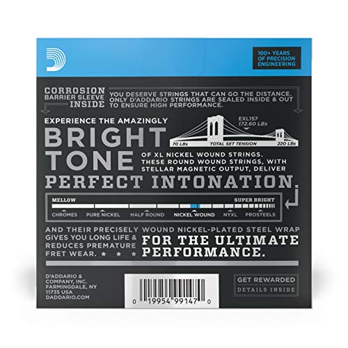 D'Addario XL Electric Guitar Strings