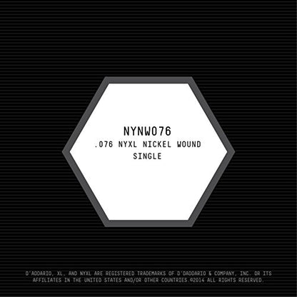 D'Addario NYXL Nickel Wound Electric Guitar Single String