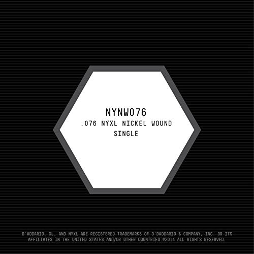 D'Addario NYXL Nickel Wound Electric Guitar Single String